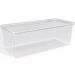 Organizador de Geladeira com Tampa 4,5L Frutas Legumes Verduras Multiuso Transparente UZ