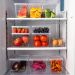 Organizador de Geladeira com Tampa 660ml Cozinha Multiuso Frutas Pequeno Transparente UZ