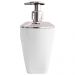Porta Sabonete Plástico Saboneteira Líquida Para Banheiro UZ Branco 400ml
