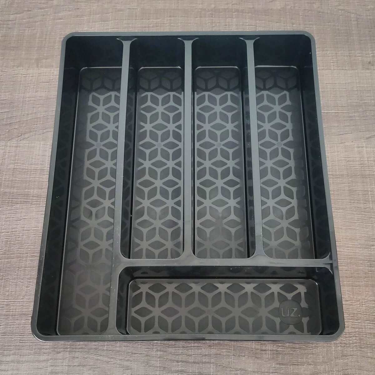 Porta Talheres Organizador Multiuso de Gaveta Separador Divisor Uz Preto