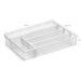 Porta Talheres Organizador Multiuso de Gaveta Separador Divisor Uz Transparente