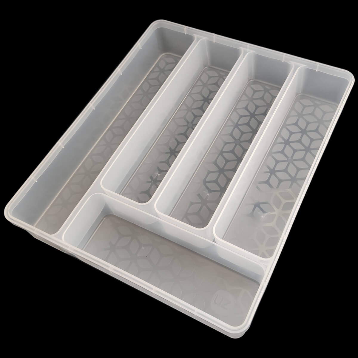 Porta Talheres Organizador Multiuso de Gaveta Separador Divisor Uz Transparente