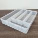 Porta Talheres Organizador Multiuso de Gaveta Separador Divisor Uz Transparente