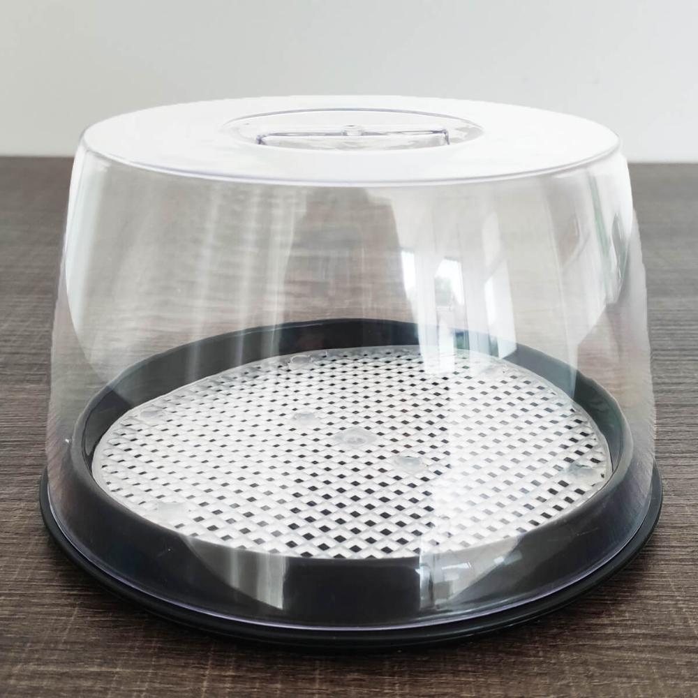 Queijeira Porta Queijo Frios Tampa Acrílico Transparente Uz