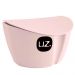 Saleiro De Cozinha Com Tampa 500ml Pote de Sal Bancada Uz Rosa Quartzo