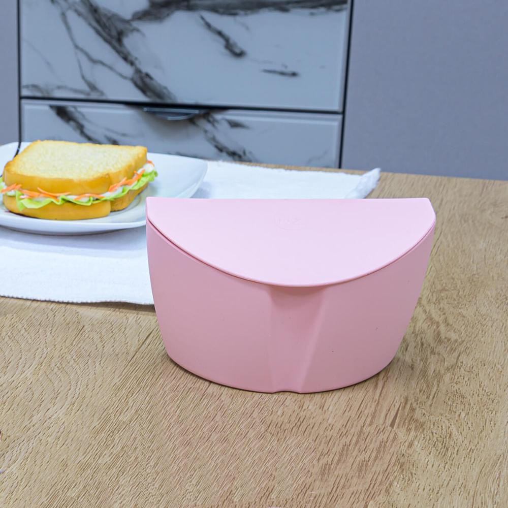Saleiro De Cozinha Com Tampa 500ml Pote de Sal Bancada Uz Rosa Quartzo