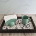 Suporte Porta Guardanapos de Mesa em Plástico Plus UZ Verde Menta