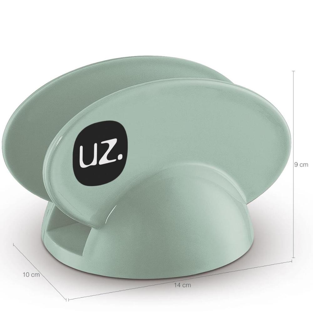 Suporte Porta Guardanapos de Mesa em Plástico Plus UZ Verde Menta