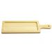 Tábua de Bambu 24x8cm Petisqueira Travessa Bandeja Retangula
