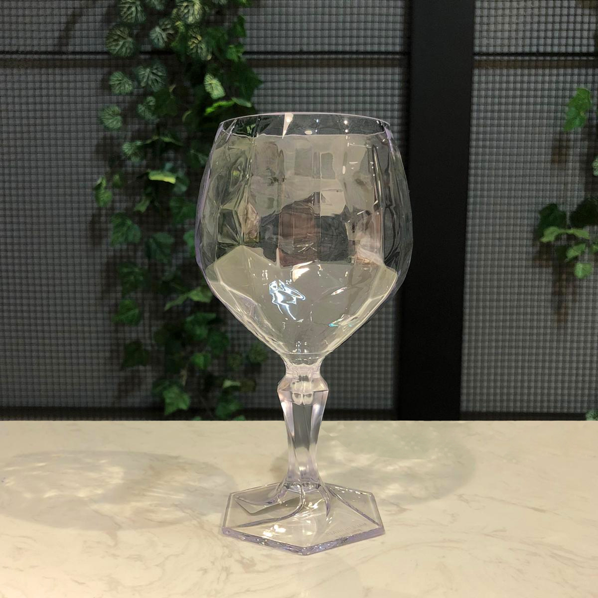 Taça Para Água Suco 350ml Plástico UZ Tango Transparente