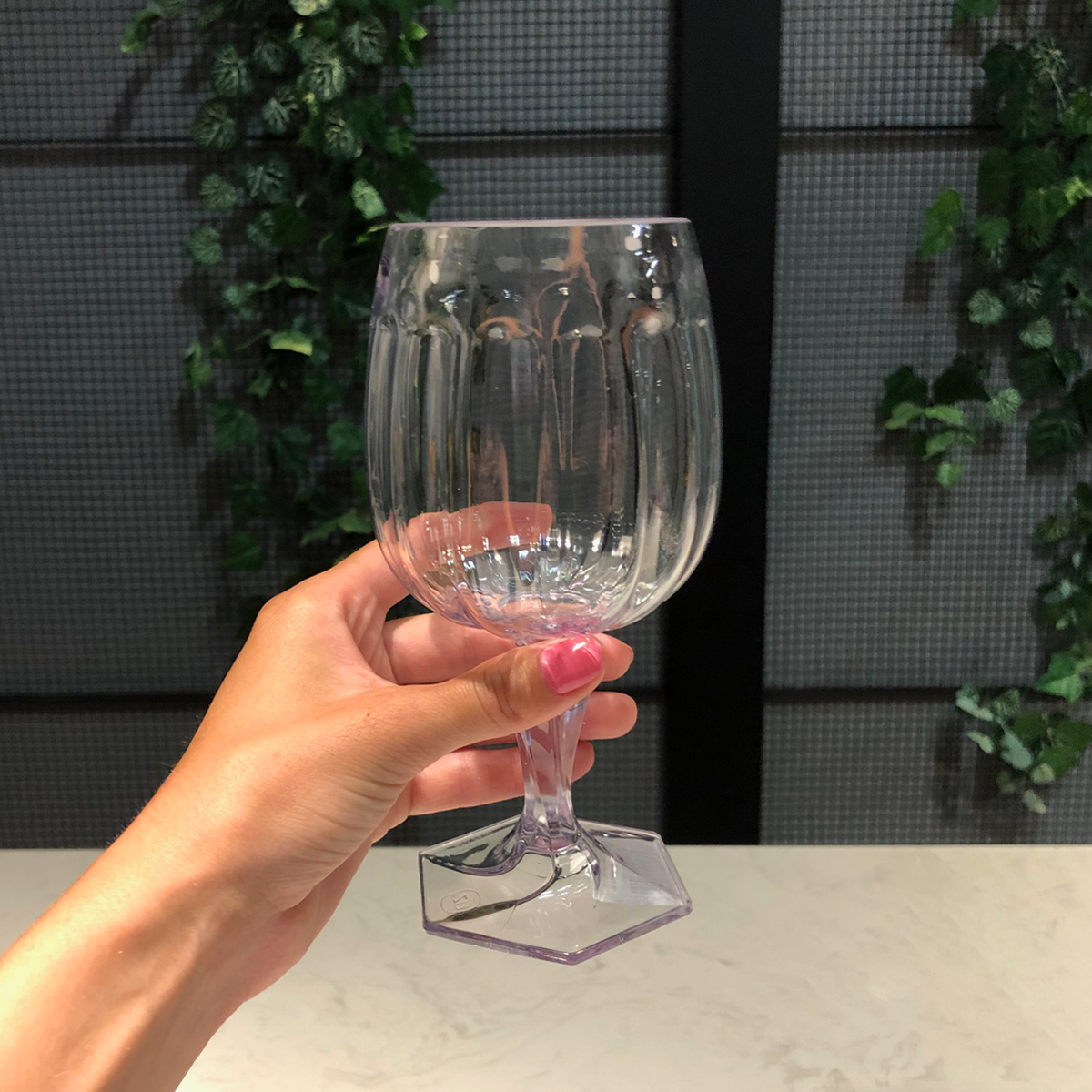 Taça Para Água Tomar Suco 350ml Poliestireno UZ Samba Transparente
