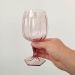 Taça Para Água Tomar Suco 350ml Poliestireno UZ Samba Transparente Rosa