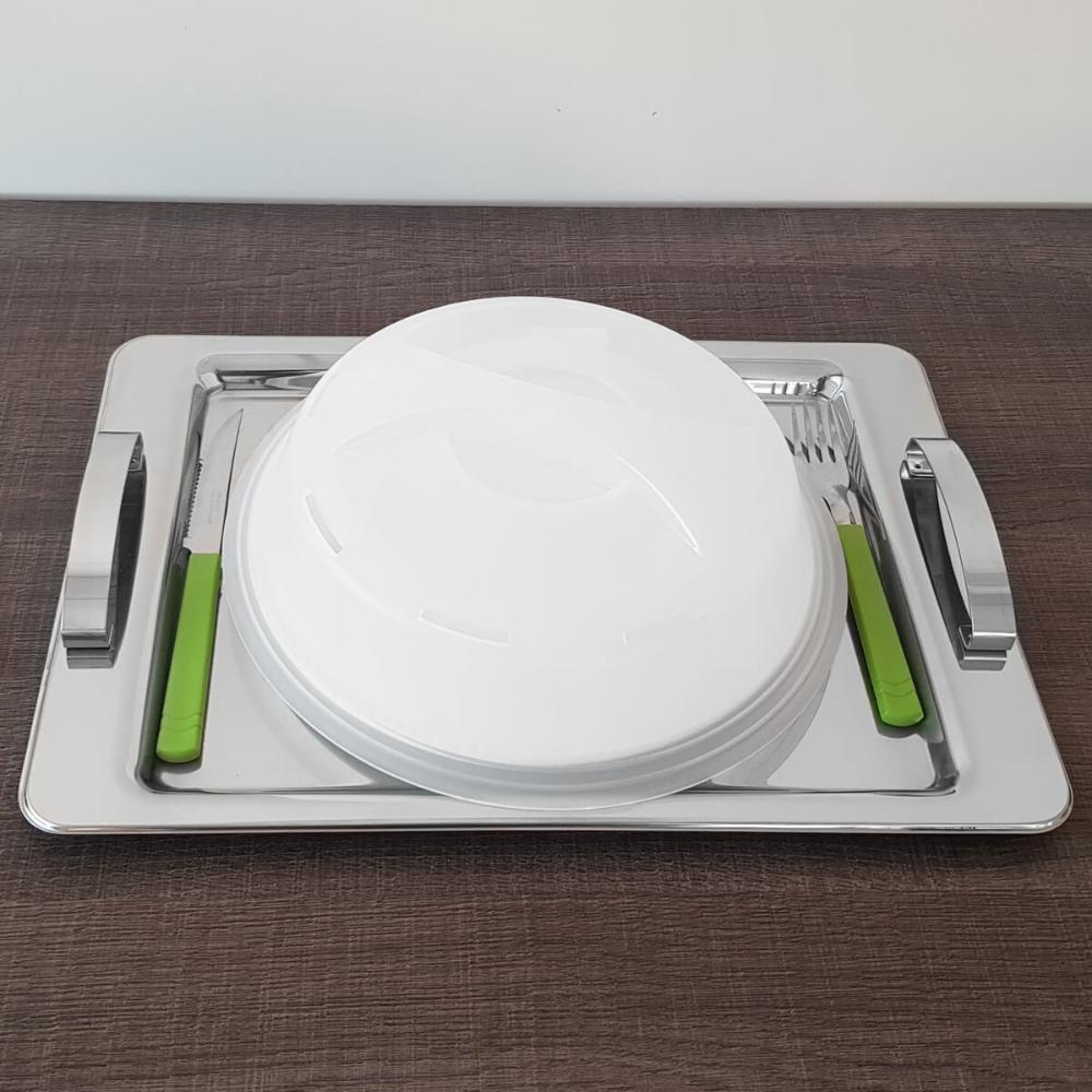 Tampa Para Microondas Protetor Comida Abertura Na Cúpula Uz