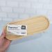 Travessa de Bambu 33x12cm Petisqueira Bandeja Oval Multiuso UZ para Servir Decorar