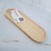 Travessa de Bambu 33x12cm Petisqueira Bandeja Oval Multiuso UZ para Servir Decorar