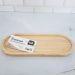 Travessa de Bambu 33x12cm Petisqueira Bandeja Oval Multiuso UZ para Servir Decorar