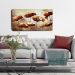 Quadro Flores Marrom 55x100cm