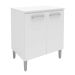 Balcão de Cozinha Tiana 2 Portas Branco 85 cm