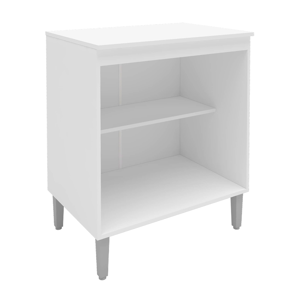 Balcão de Cozinha Tiana 2 Portas Branco 85 cm