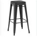 Banqueta Alta Iron Tolix - 76 Cm - Preto - FOSCO
