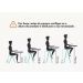 Banqueta Alta Iron Tolix - 76 Cm - Preto - FOSCO