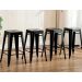 Banqueta Alta Iron Tolix - 76 Cm - Preto - FOSCO