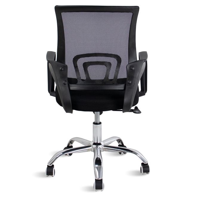 Cadeira De Escritório Mesh Diretor Giratoria New Java - Preto
