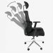 Cadeira de Escritório Presidente Ergonômica Tela Mash Reclinável NR17 - Preta