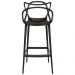 Conjunto c/2 banquetas médias Masters Allegra - 66 cm - Preto