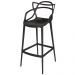 Conjunto c/2 banquetas médias Masters Allegra - 66 cm - Preto