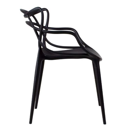 Kit - 8 X Cadeiras Masters Allegra - Preto