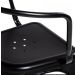 Kit 3 Cadeiras Iron Tolix Francesinha Industrial com Apoio de Braços Pretas