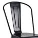 Kit 5 Cadeiras Iron Tolix - Preto FOSCO