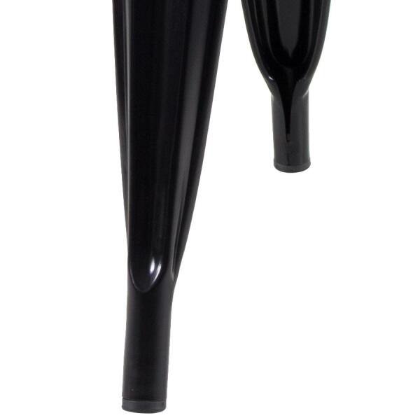 Kit 5 Cadeiras Iron Tolix - Preto FOSCO
