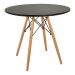 Kit Mesa Jantar Eiffel 100cm Preta + 4 Cadeiras Charles Eames - Preta