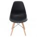 Kit Mesa Jantar Eiffel 80cm Preta + 2 Cadeiras Eames Eiffel