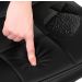 Kit com 2 Banquetas Gomos Confort , Giratoria, com Regulagem de Altura Preta