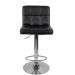 Kit com 4 Banquetas Gomos Confort , Giratoria, com Regulagem de Altura Preta
