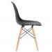 Kit com 6 Cadeiras Charles Eames Eiffel Preto