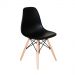 Kit com 6 Cadeiras Charles Eames Eiffel Preto