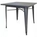 Mesa Bar Quadrada Tolix Iron Preto 80x80