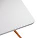 Mesa Jantar Quadrada Eiffel 80cm Branco Mdf Charles Eames