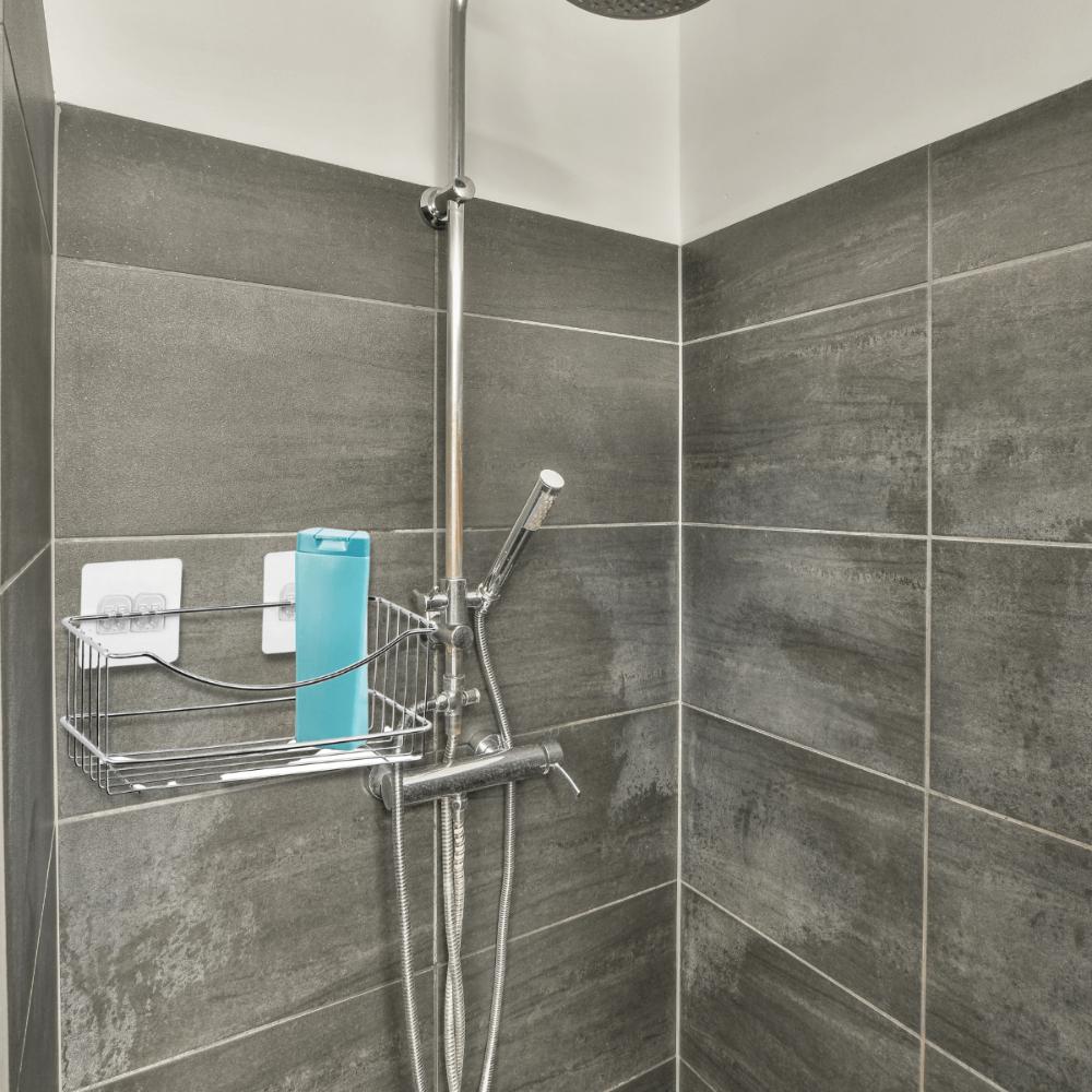 Porta Shampoo Cromado Parede 25x11x10,5cm Suporte para Banhe