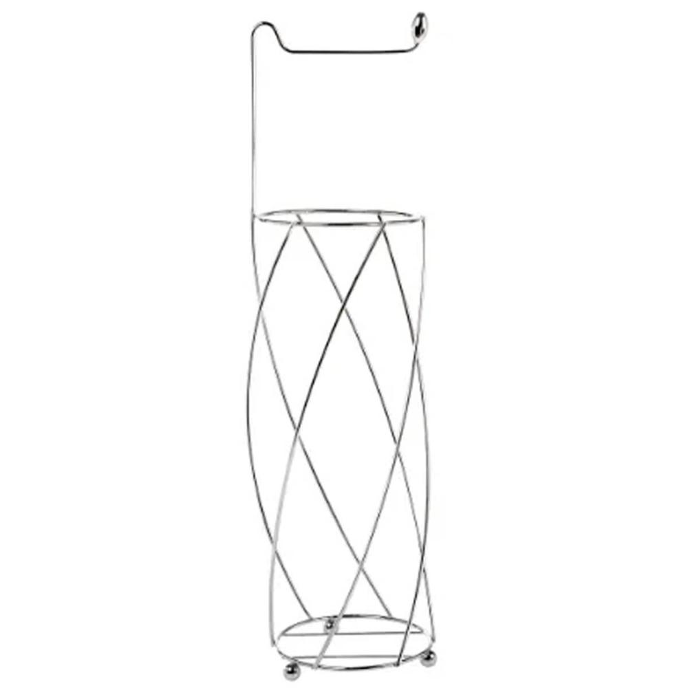 Suporte para 4 Rolos Papel Higiênico de Chão Espiral Aramado
