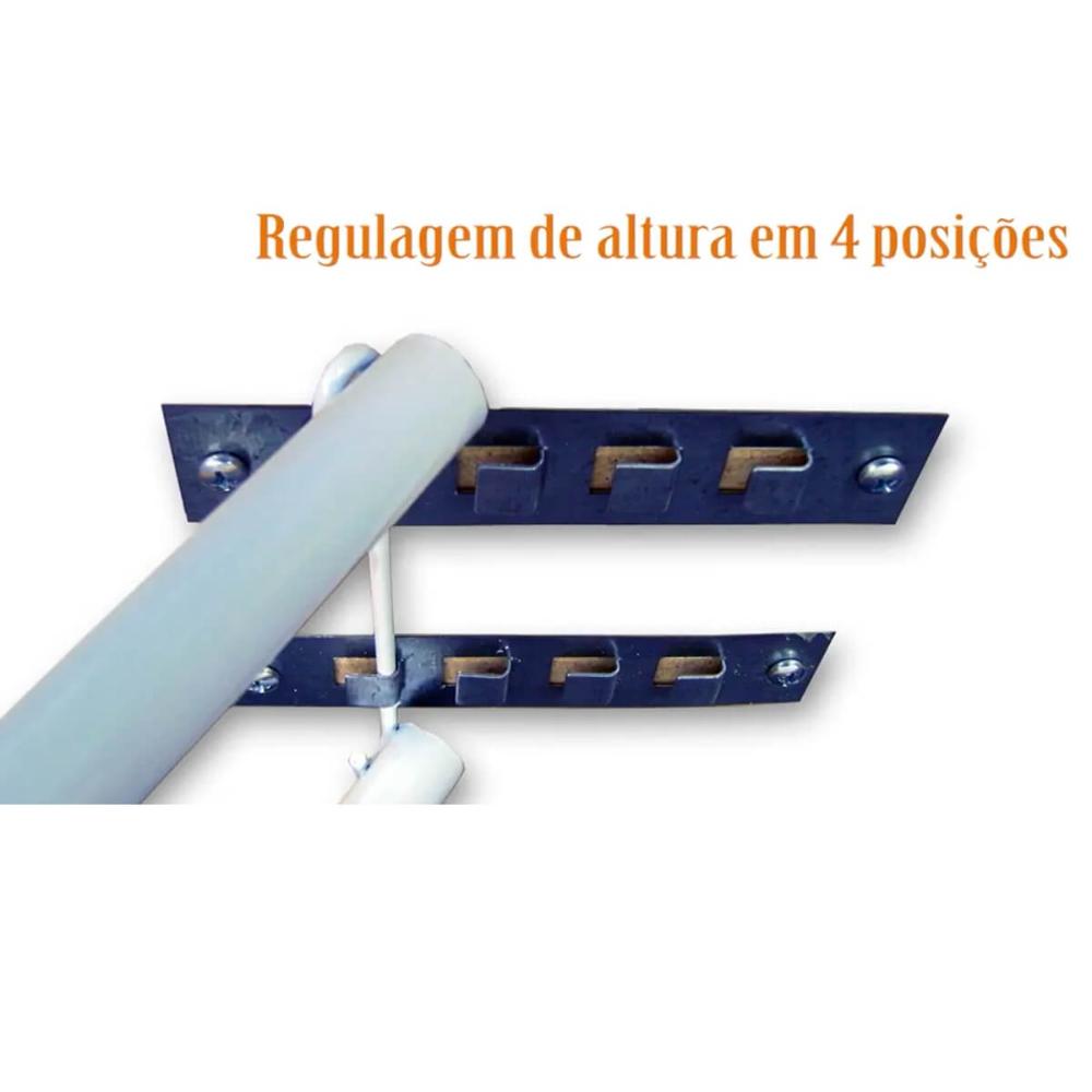 Tábua de Passar Roupa 100x30cm Dobrável Bella com Porta Ferr