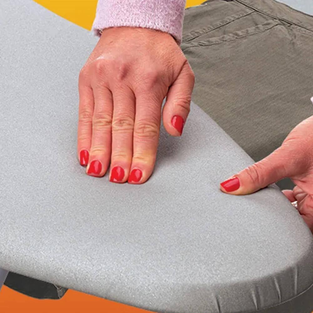 Tabua de Passar Roupa Dobrável Larga 115x41cm com Porta Ferr