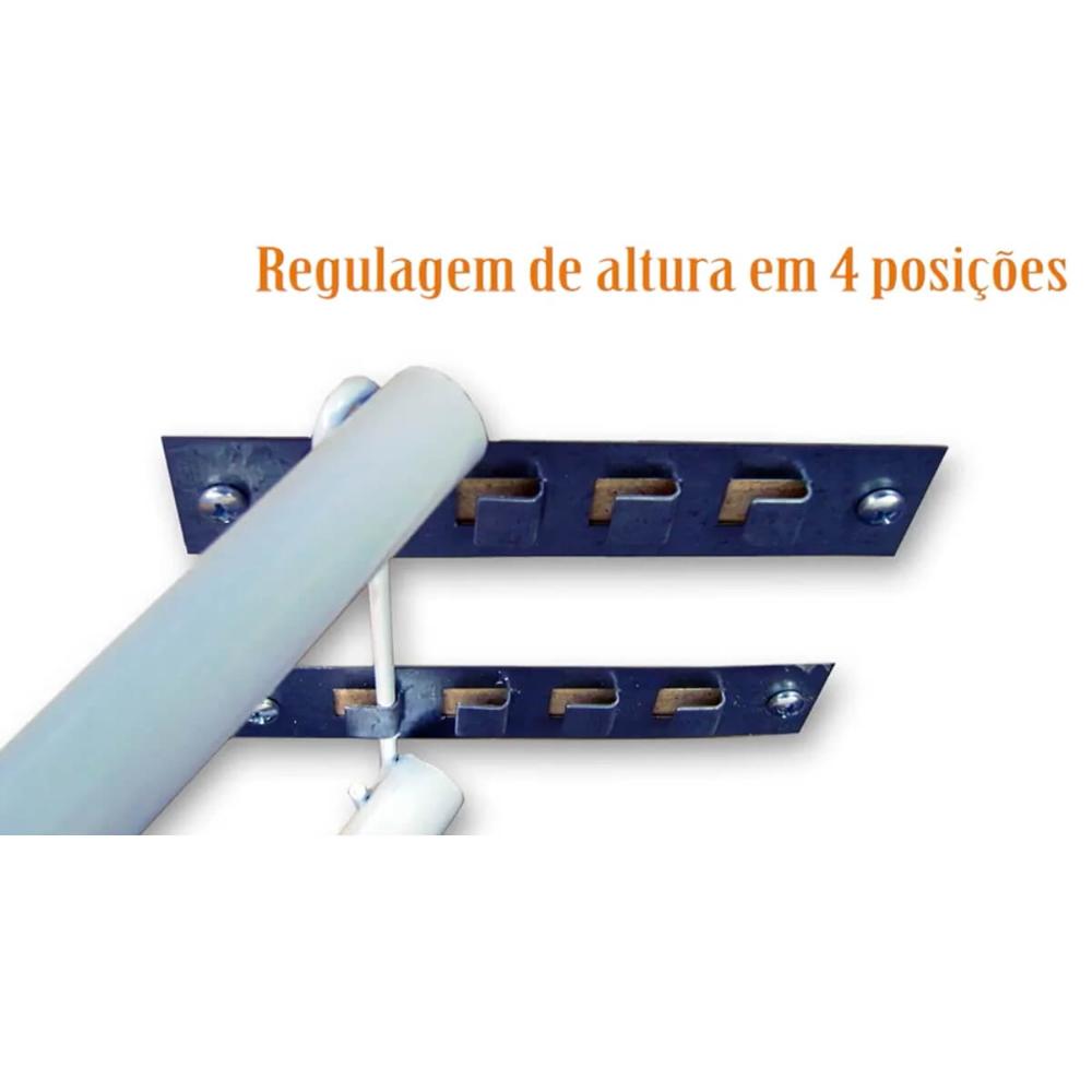 Tabua de Passar Roupa Dobrável Larga 115x41cm com Porta Ferr