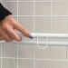 Varal de Chão com Abas Luxo Pés Dobráveis 148x56x96cm Branco Grande Utimil