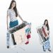 Varal de Roupa de Chão sem Abas 82cm Varalzinho de Piso Dobrável Branco Standard Utimil
