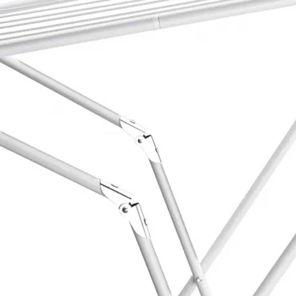 Varal de Roupa de Chão sem Abas 82cm Varalzinho de Piso Dobrável Branco Standard Utimil